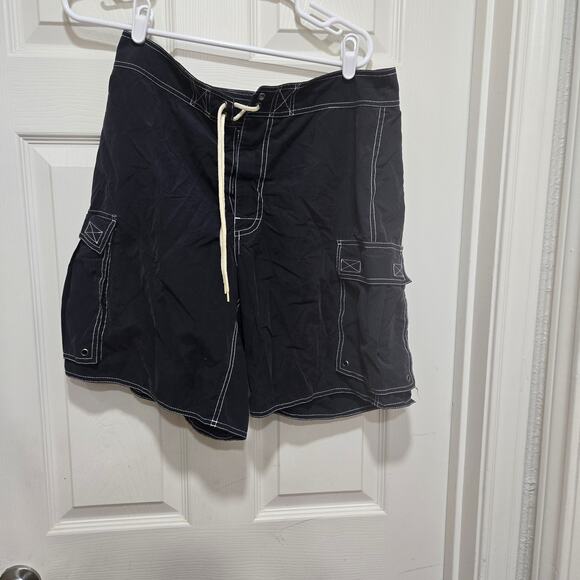 J.Crew Sport Navy Swim Trunks Board Shorts Mens 34 Surf Beachwear - Picture 7 of 9